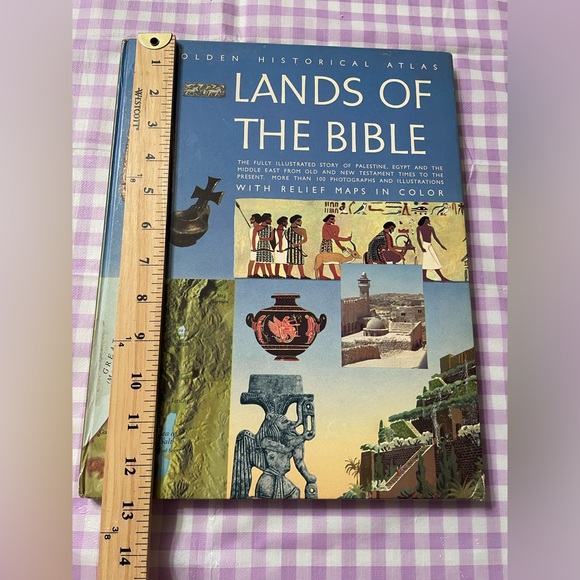 Vintage, Lands of the Bible Book, Golden Historical Atlas, Hardcover. - Picture 3 of 6